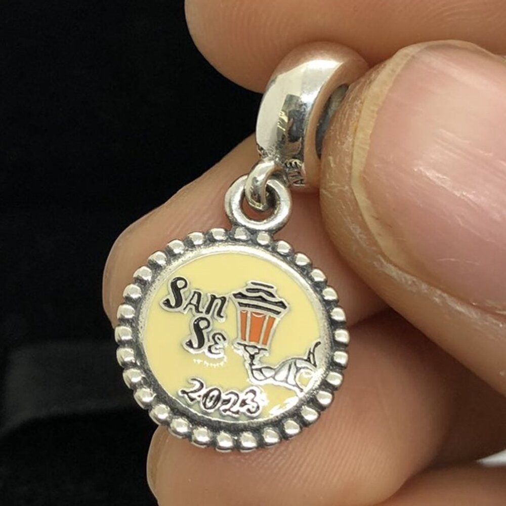 ✨🔥Pandora 2023 San.Se Dangle Charm Travel S925
